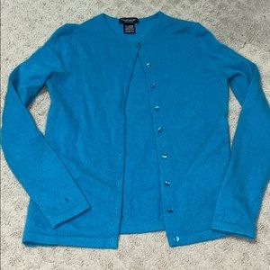 Blue cardigan